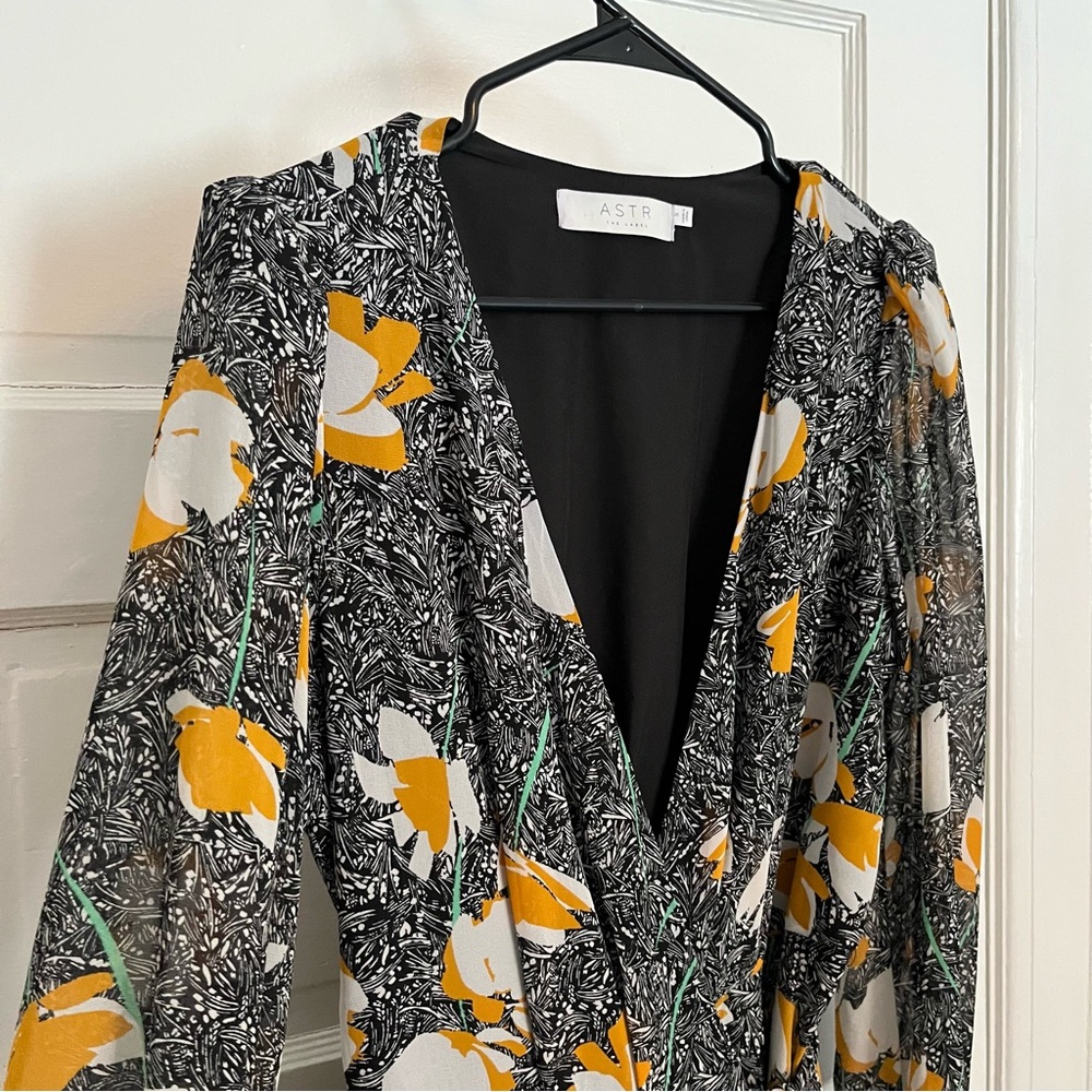 ASTR The Label Aja Mini Wrap Dress - Picture 5 of 8